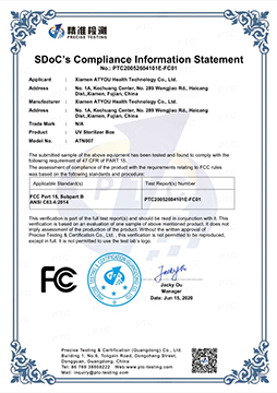 UVC Box FCC Certificated